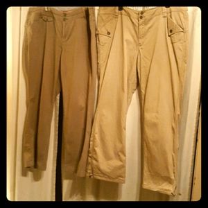 2 pair of dress pants